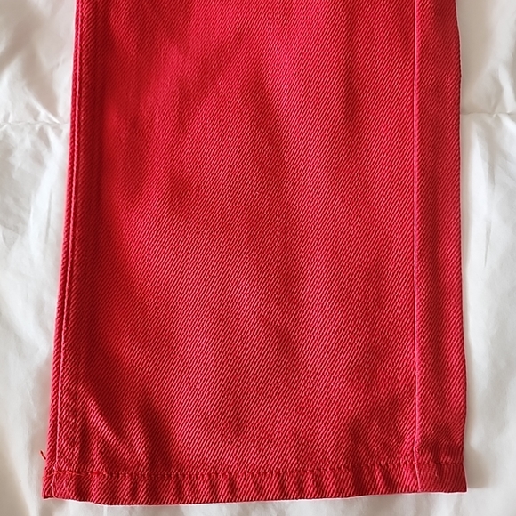 Divided by H&M Slim, Red Denim Jeans Women’s Size 30. NEW WITH TAGS. - Picture 3 of 10